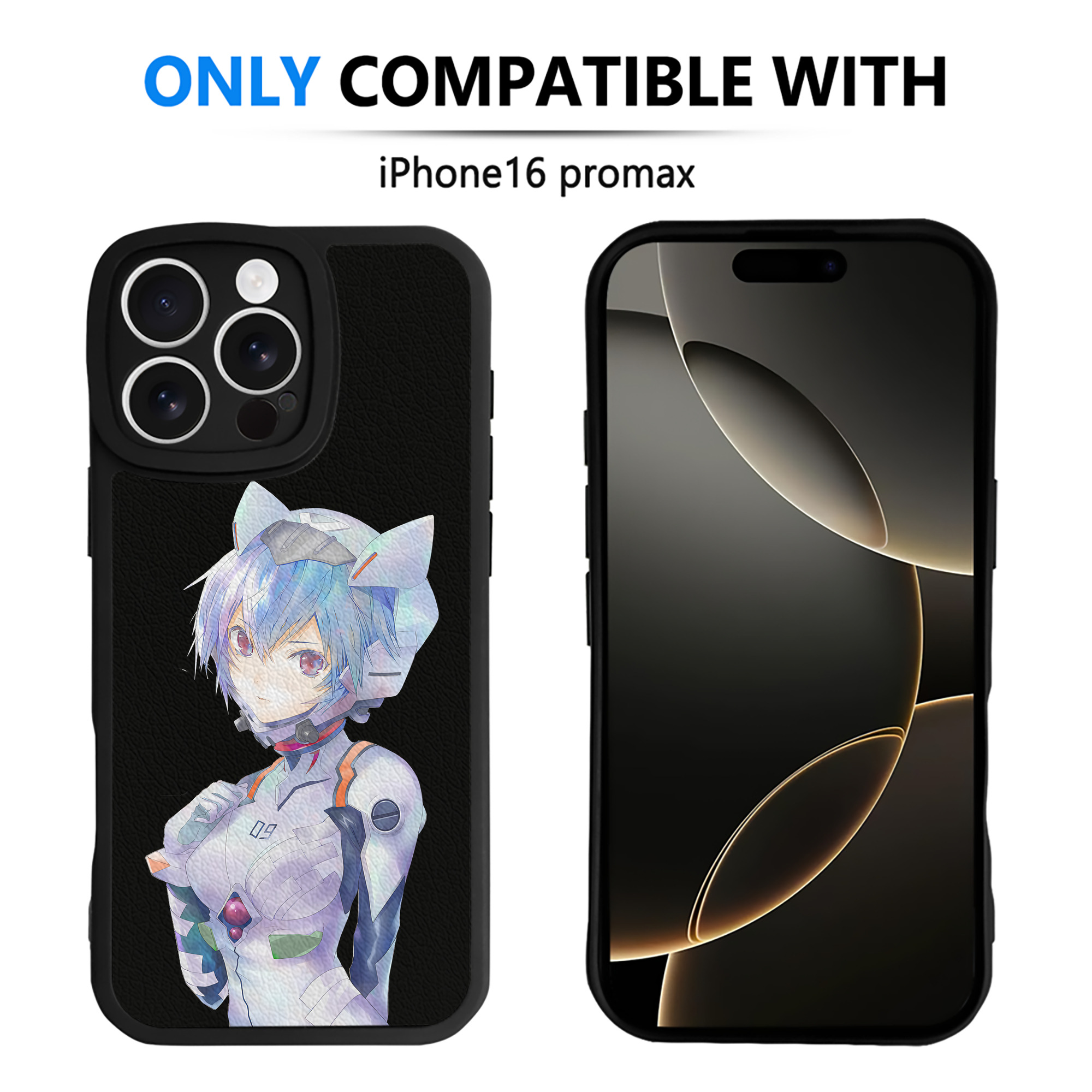 （画像用） EVA 新世紀エヴァンゲリオン 【iPhone 16シリーズ対応】シリコンスマホケース（レザー調） 材質：シリコン